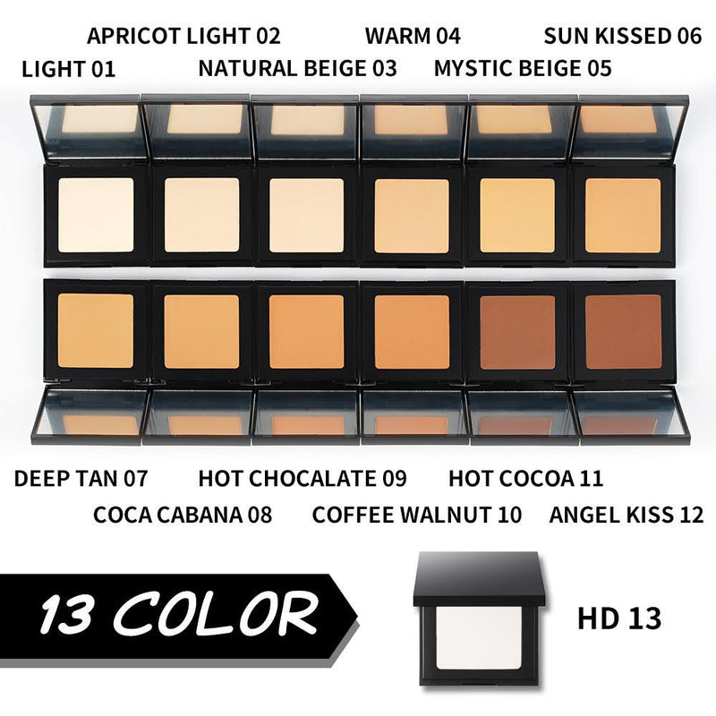 EpiLynx Luminous Matte Powder Foundation – Vegan, Gluten-Free, Allergen-Friendly White Smoke 1: Light,2: Apricot Light,3: Natural Beige,4: Warm,5: Mystic Beige,6: Sun Kissed