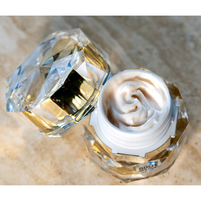 EpiLynx Anti-Aging Gold Infusion Cream – Brightening, Firming & Hydrating Moisturizer Face Creams Dim Gray