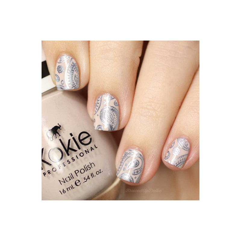 UberChic Beauty Collection 17 Stamping Plate Gray