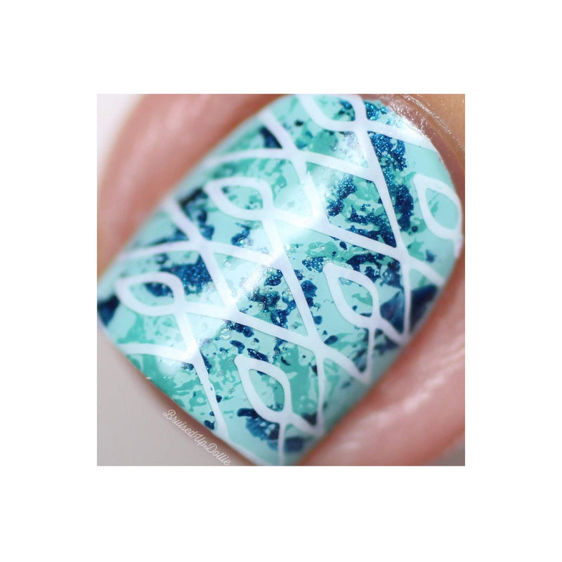 UberChic Beauty Collection 25 Stamping Plate Gray