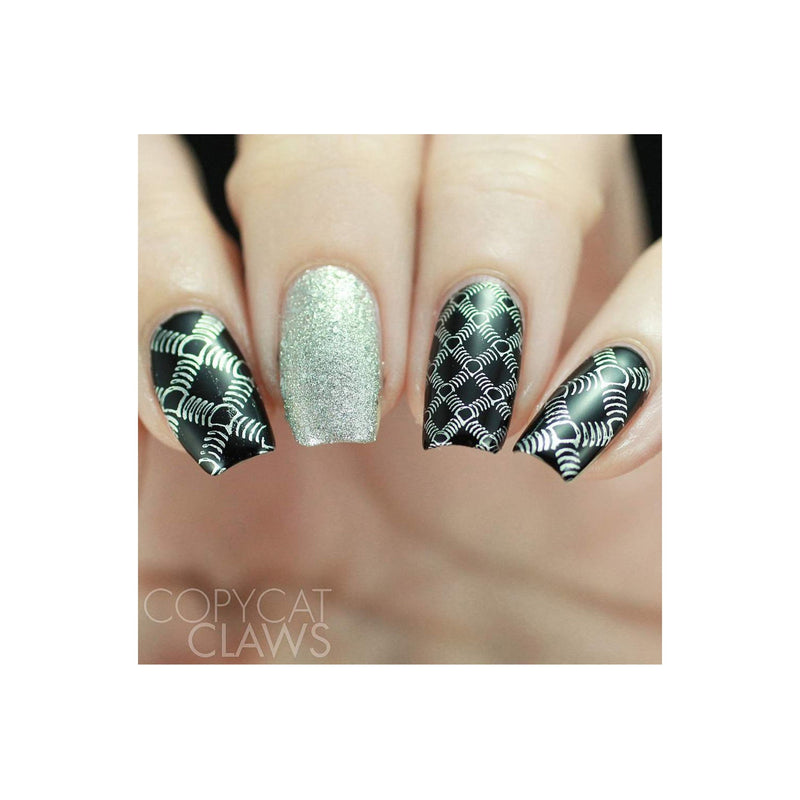 UberChic Beauty Collection 27 Stamping Plate Rosy Brown