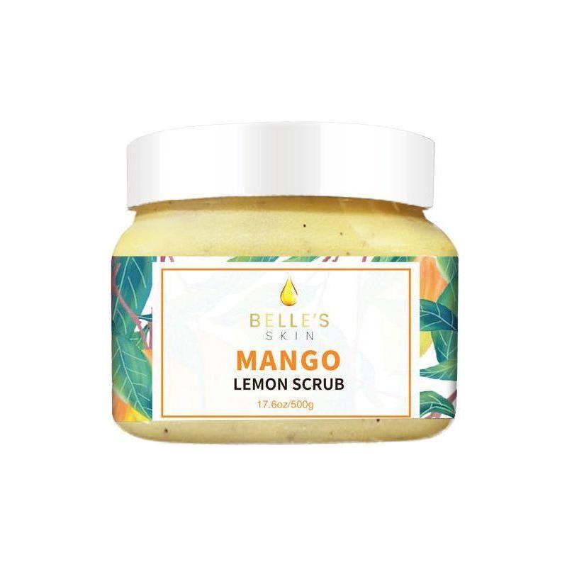 Belle's Secrets Belle's Skin  Organic Mango Lemon Body Scrub Antique White