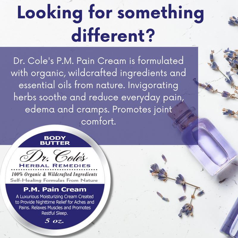 COLEHERBALS LLC 25 - Dr. Cole's P.M. Pain Cream Herbal White Smoke