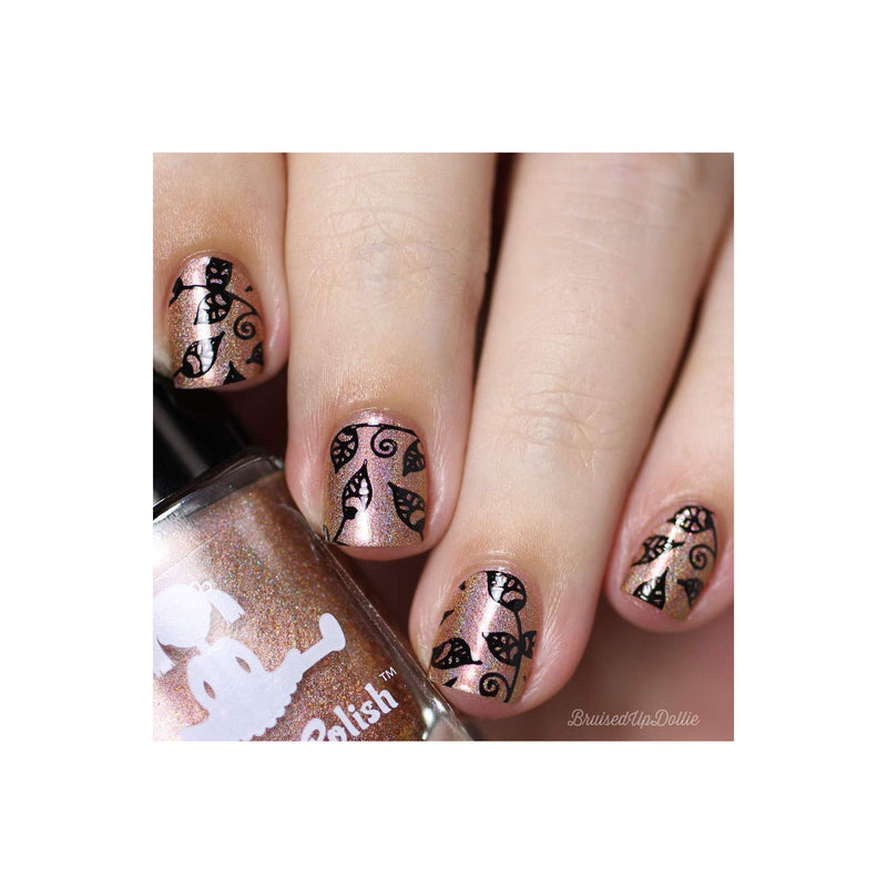 UberChic Beauty Collection 26 Stamping Plate Rosy Brown