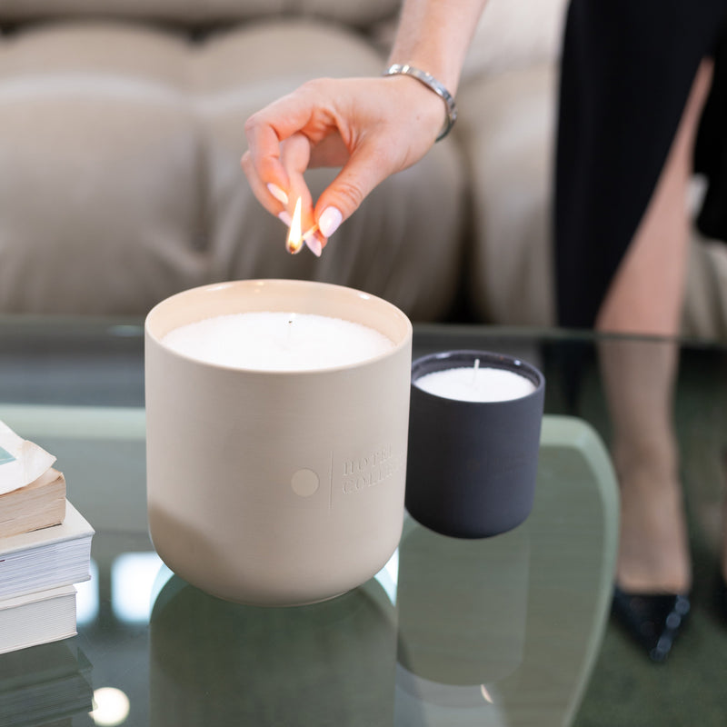 Aroma360 Grande Ceramic Sand Wax Set Ceramic Sand Wax Candle Black Black Velvet / Bone,Black Velvet / Platinum,Dream On / Bone,Dream On / Platinum,My Way / Bone,My Way / Platinum