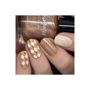 UberChic Beauty Football is Life Stamping Plate Dim Gray