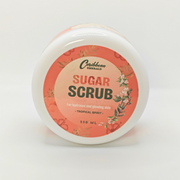 Caribbean Emerald Tropical Spirit Sugar Scrub - Exfoliate and glow Scrub Light Gray