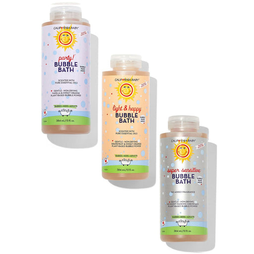 California Baby Bubble Bath Fun Trio Bubble Bath White Smoke