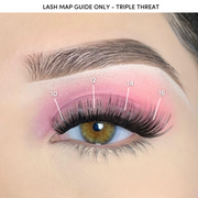 Pink Purée Triple Threat DIY Lashes Dark Slate Gray 10MM,12MM,14MM,16MM,18MM