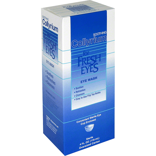 Collyrium Collyrium For Fresh Eyes, Eye Wash - 4 Oz Body Wash White Smoke