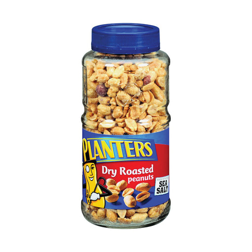 Planter's Planter's Peanuts, Dry Roasted, Salted - 16 Ounce Nuts & Seeds White Smoke