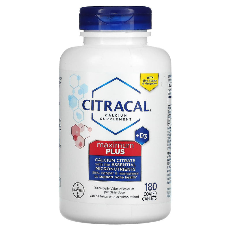 Citracal Citracal Maximum Plus Calcium Citrate, +D3, Coated Caplets Vitamins & Supplements White Smoke