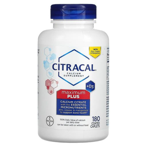 Citracal Citracal Maximum Plus Calcium Citrate, +D3, Coated Caplets Vitamins & Supplements White Smoke