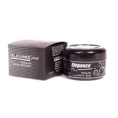 Elegance Elegance Plus Black Gel Covers White Hair 100ml Hair Care White Smoke