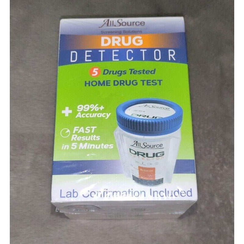 AllSource AllSource Drug Detector 5 Panel Home Drug Test Drug Tests Slate Gray