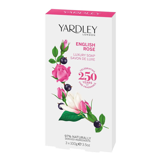 Yardley Yardley English Rose Luxury Soap 3x100g Luxury Soap Lavender