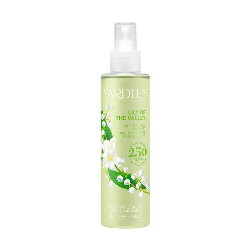 Yardley Yardley Lilly of the Valley Body Mist 6.8 Fl Oz Body Mist Pale Goldenrod