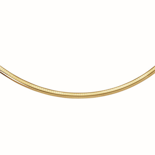 Bids.com 14k Yellow Gold Classic Omega Style Chain (6 mm) Necklaces White Smoke 16 / Yellow Gold,18 / Yellow Gold,20 / Yellow Gold