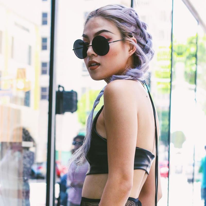 zeroUV Oversize Vintage Inspired Metal Round Circle Sunglasses 8370 Sunglasses White Smoke Gold Brown,Black Lavender,Silver Green,Gold Gradient,Silver Gradient,Gold Green,Black Smoke,Black Green,Gold Smoke,Silver Pink,Silver / Lavender Pink