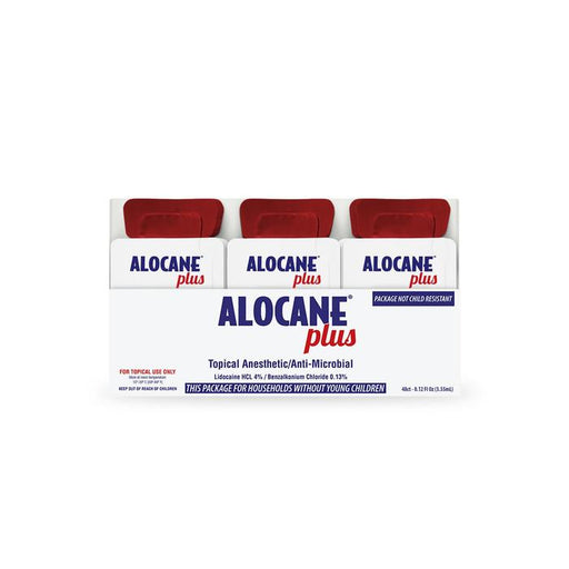 ALOCANE+ ALOCANE+ Topical Anesthetic Cream - 48 Single-Use Packets (0.12 oz each) First Aid White Smoke