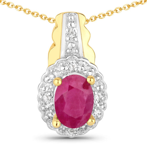 Bids.com 1.94 Carat Genuine Johnson Ruby and White Topaz .925 Sterling Silver Jewelry Set Jewelry Sets White Smoke