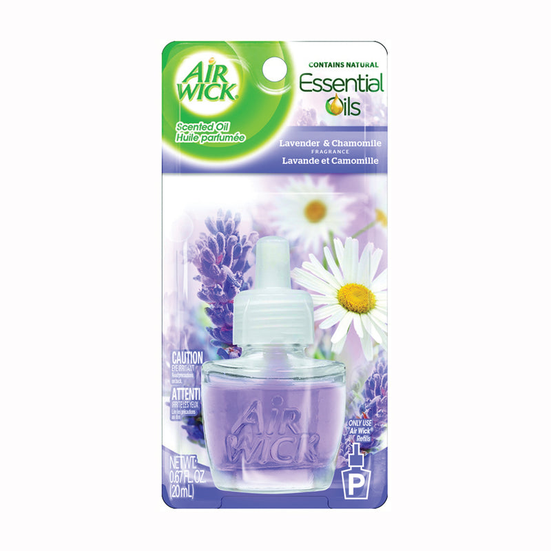 Air Wick Air Wick Plug In Scented Oil Refill, 1 Ct, Lavender & Chamomile, Freshener, Essential Oils Air Fresheners White Smoke