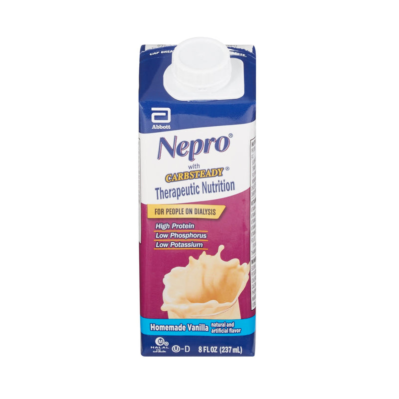 Abbott Abbott Nepro With Carb Steady Therapeutic Nutrition Vanilla Ready-to-Drink 8 Fl Oz Tetra Nutrition Drinks & Shakes Lavender