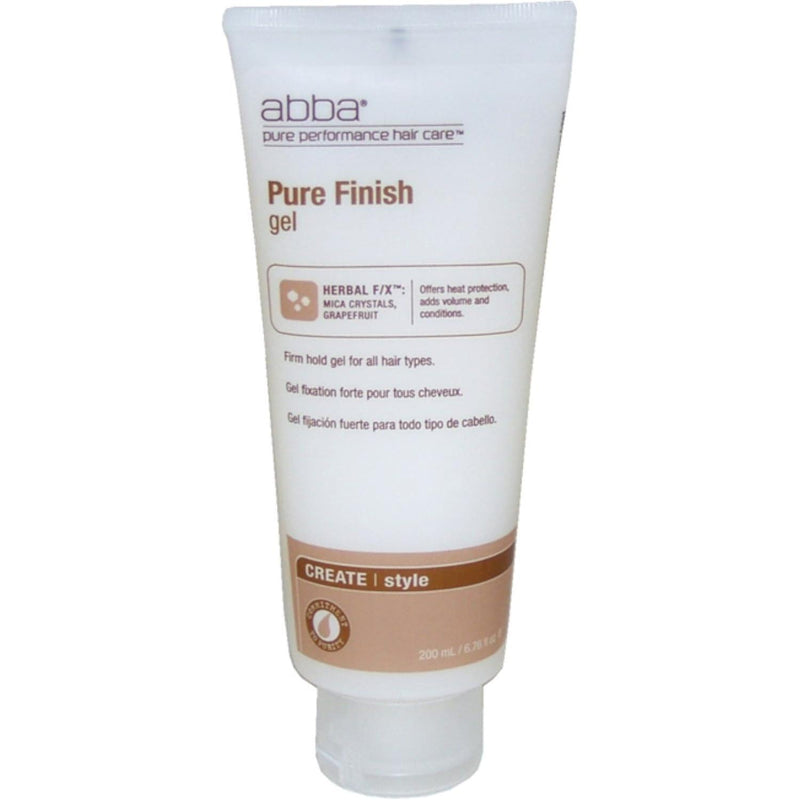 Abba Abba Pure Finish Gel Hair Styling Products White Smoke