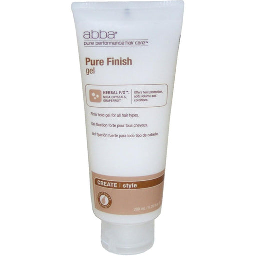 Abba Abba Pure Finish Gel Hair Styling Products White Smoke