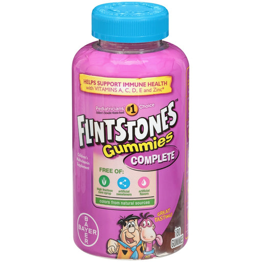 Flintstones Flintstones Complete Multivitamin Dietary Supplement Gummies Vitamins & Supplements White Smoke