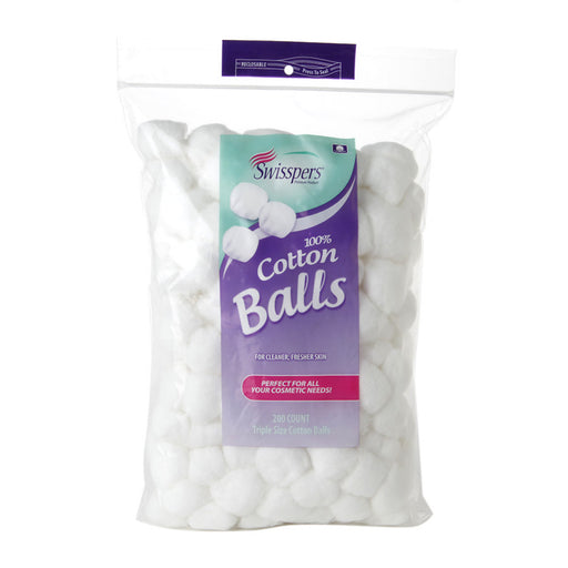 Swisspers Swisspers Cotton Balls, Triple Size Cotton Balls White Smoke