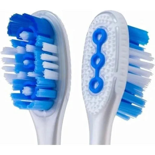 Elmex Elmex Medium Toothbrush Blue - 0.80 Oz Toothbrush Light Steel Blue