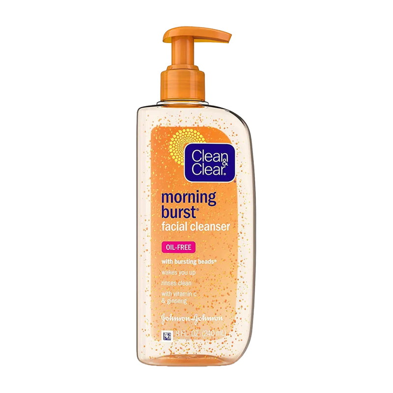Clean & Clear Clean & Clear Morning Burst Oil-Free Facial Cleanser With Vitamin C Daily Nourishing Face Wash Facial Cleansers White Smoke