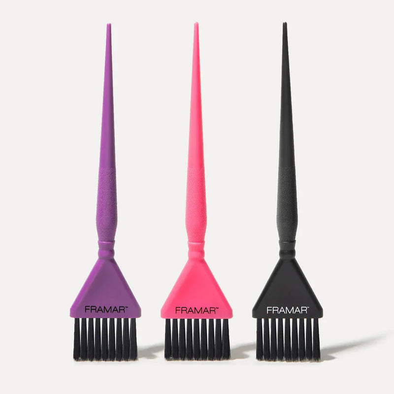 Framar Framar Variety Color Brush Set Combs & Brushes Seashell