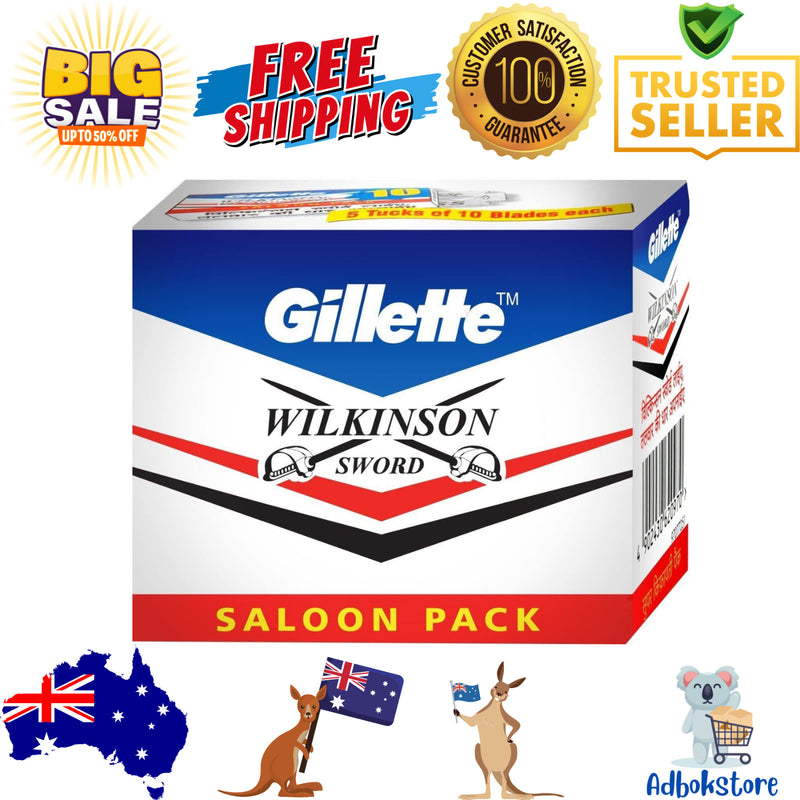 Gillette Gillette Double Edge Platinum Plus Men's Razor Blade Razors & Razor Blades White Smoke