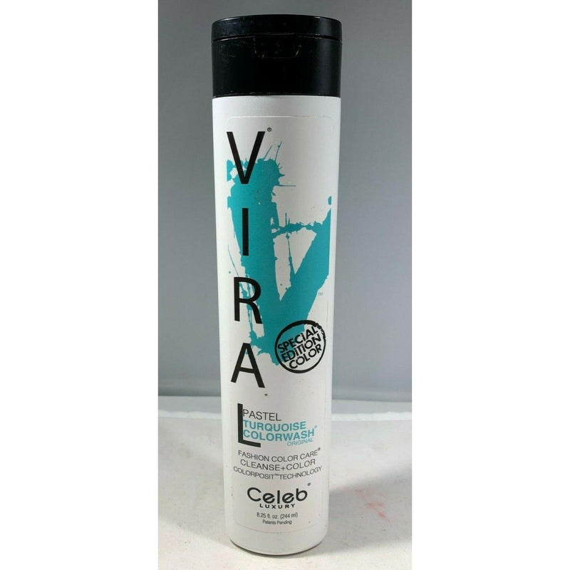 Celeb Luxury Celeb Luxury Pastel Turquoise Viral Colorwash 8.25 Oz Conditioners Light Slate Gray