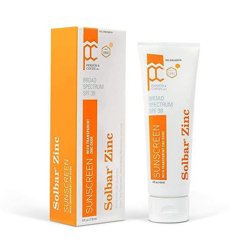 Solbar Solbar Zinc Sun Protection Cream SPF 38 4 Oz Sunscreen White Smoke