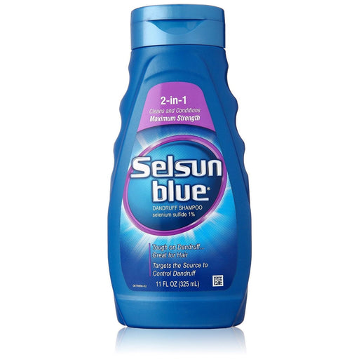 Selsun Blue Selsun Blue Shampoo & Conditioner, Cleanse & Condition, 2 In 1 11 Fl Oz Shampoo White Smoke