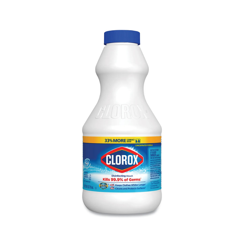 Clorox Clorox Disinfecting Bleach, Concentrated Formula, Regular - 24 Ounce Bottle Bleach White Smoke