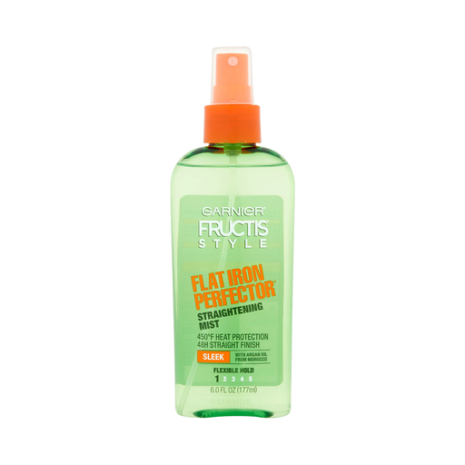 Garnier Garnier Fructis Style Sleek & Shine Flat Iron Perfector Flexible Hold Straightening Mist - 6 Fl Oz Hair Care White Smoke