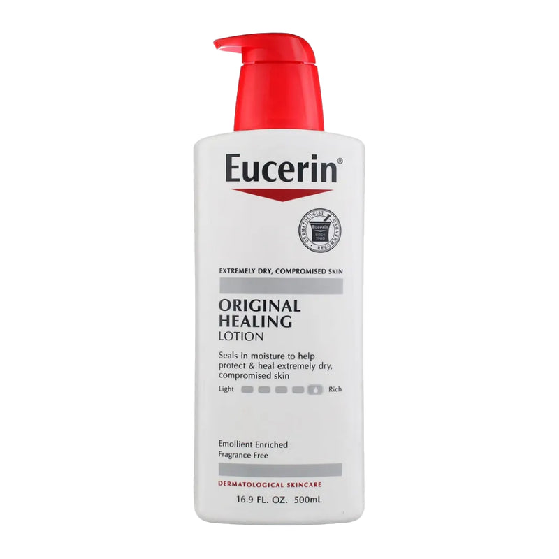 Eucerin Eucerin Original Healing Rich Body Lotion For Dry Skin - 16.9 Fl Oz Lotion & Moisturizer Light Gray