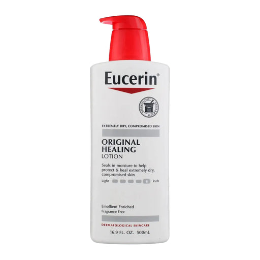Eucerin Eucerin Original Healing Rich Body Lotion For Dry Skin - 16.9 Fl Oz Lotion & Moisturizer Light Gray