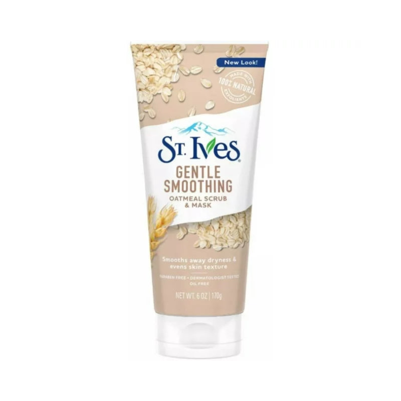St. Ives St. Ives Gentle Smoothing Oatmeal Face Scrub & Mask - 170gm Skin Care White Smoke