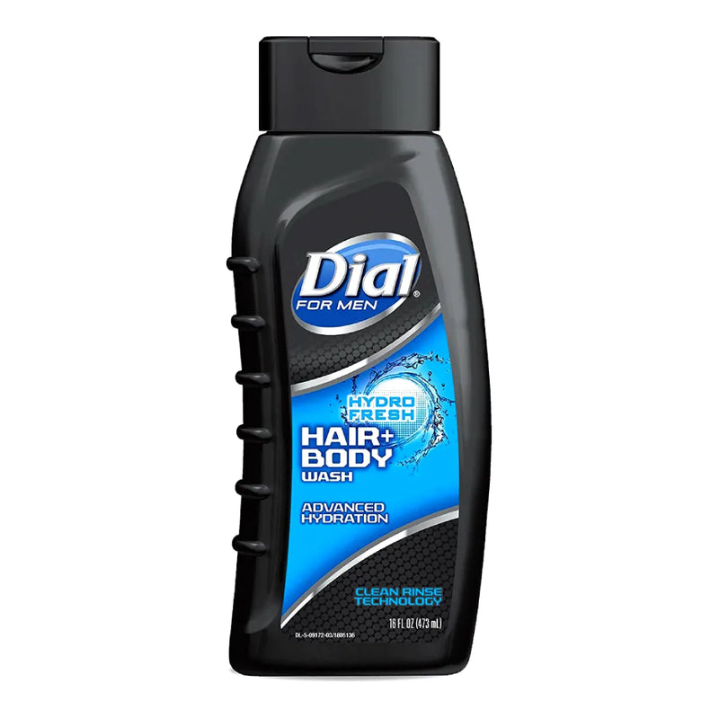 Dial Dial For Men Hydro Fresh Hair + Body Wash, 16 Fl Oz Body Wash Dark Slate Gray