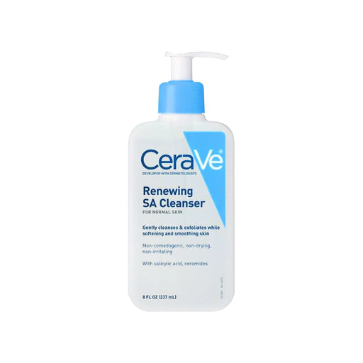 CeraVe CeraVe Renewing SA Cleanser For Normal Skin, 8 Fl Oz Health & Beauty White Smoke