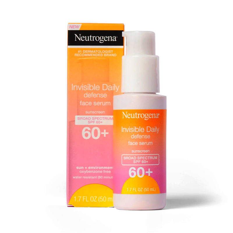 Neutrogena Neutrogena Invisible Daily Defense Sunscreen Face Serum - SPF 60 - 1.7 Fl Oz Sunscreen White Smoke