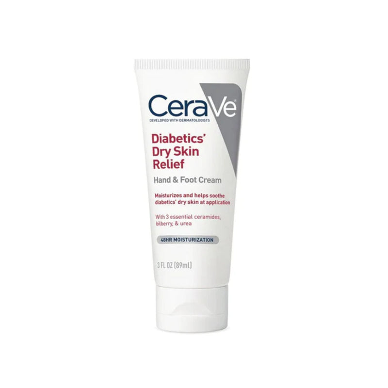 CeraVe CeraVe Diabetics Dry Skin Relief Hand And Foot Cream, 3 Oz Personal Care White Smoke