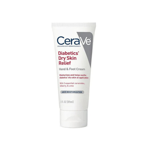 CeraVe CeraVe Diabetics Dry Skin Relief Hand And Foot Cream, 3 Oz Personal Care White Smoke