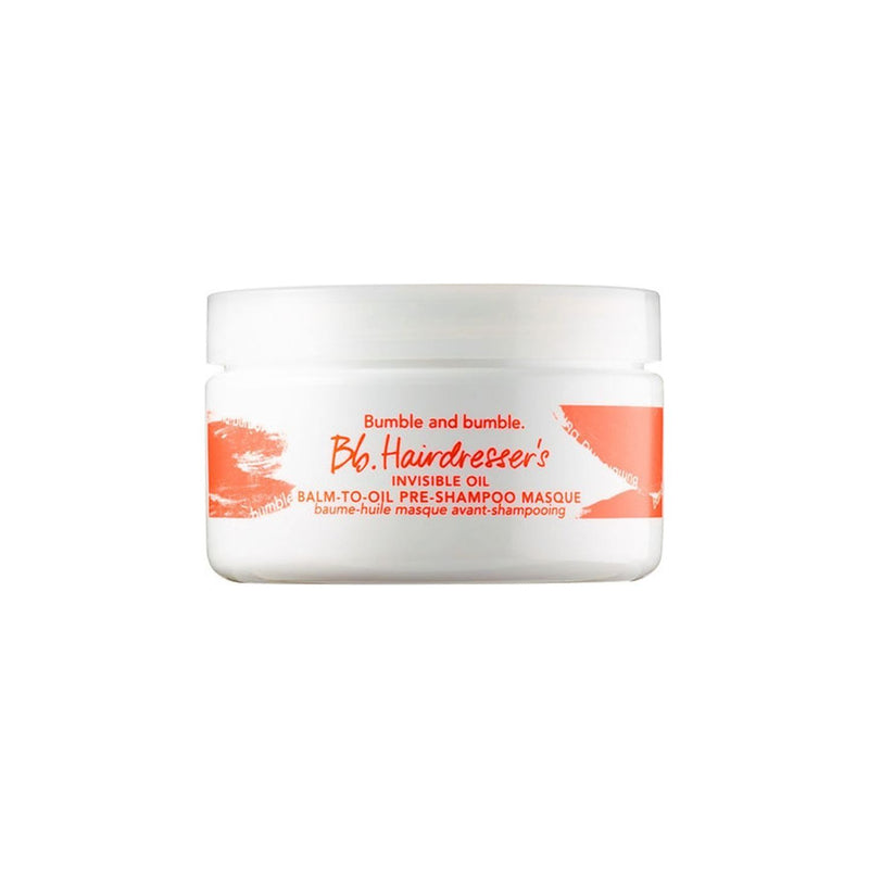Bumble and Bumble Bumble & Bumble Hairdresser's Invisible Oil Balm to Oil Pre Shampoo Masque - 5.8 oz jar Pre Shampoo Masque Light Gray