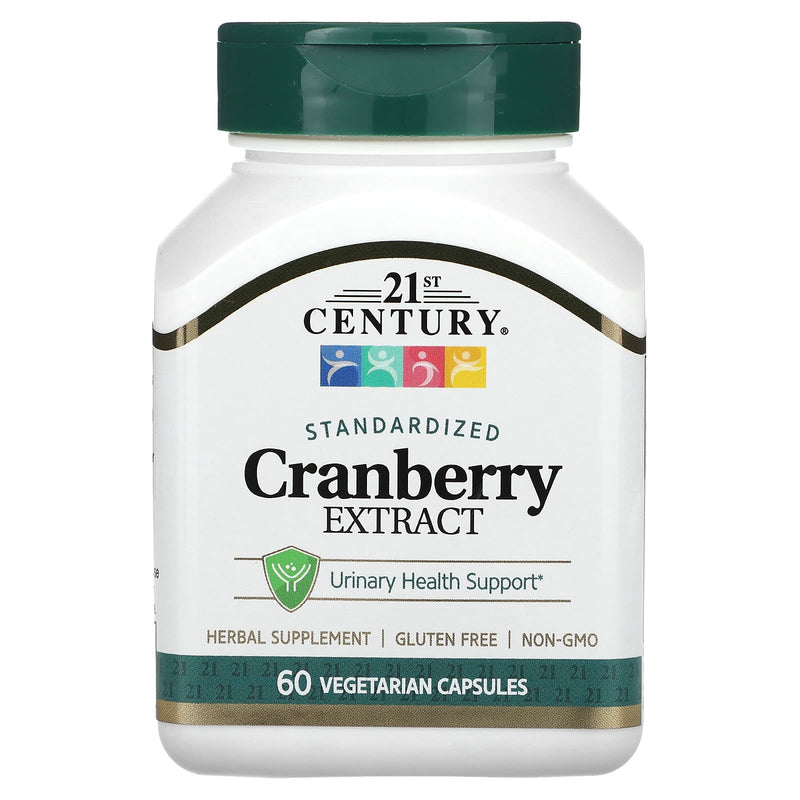 21st Century 21st Century Cranberry Extract, Standardized, Vegetarian Capsules 60 ct Vitamins & Supplements White Smoke
